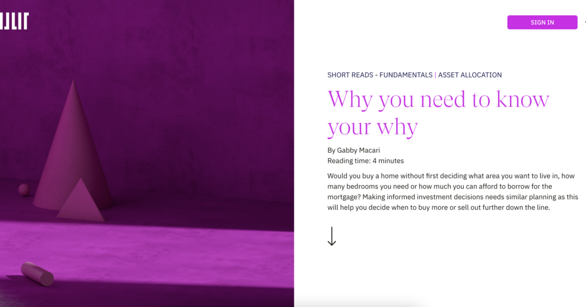 Why you need to know your why TILLIT